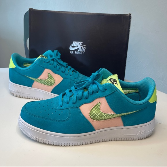 Nike Other - Nike Air Force 1 Low Men’s Size 9.5 Oracle Aqua Blue CK4383-300